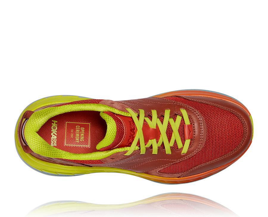 Hoka One One Bondi L Löparskor Dam - Röda - ZMODP-5092